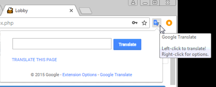 extension translate selected text