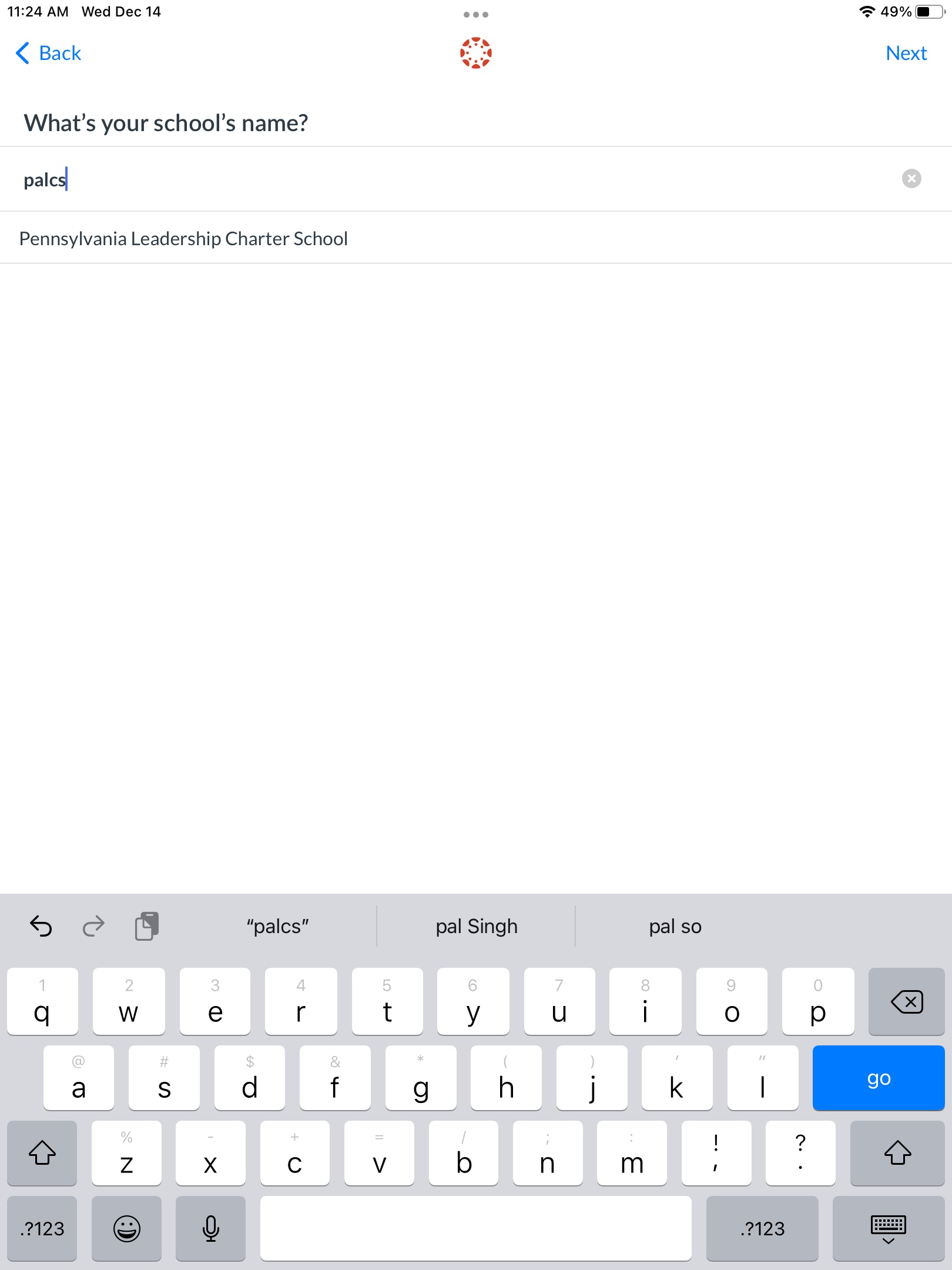 Signing into the Canvas App as a student – PALCS HelpDesk