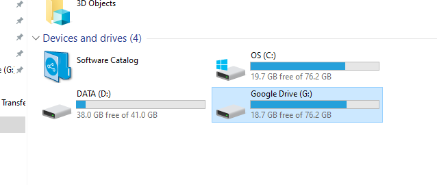 Google Drive for desktop / G-Drive - Install, Accessing files & Backing Up  Files – PALCS HelpDesk