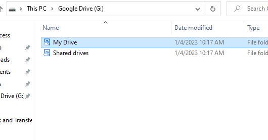 Google Drive for desktop / G-Drive - Install, Accessing files & Backing Up  Files – PALCS HelpDesk