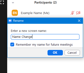Changing Your Display Name in Zoom Rooms – PALCS HelpDesk
