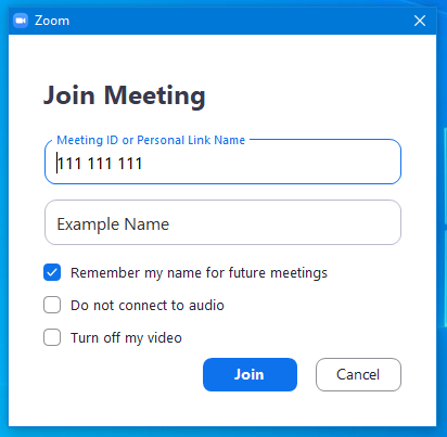 How to rename zoom name before meeting